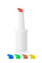 Bouteille doseuse + pichets, 9x30 cm, 0,8 l rouge