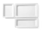 Plateau gastronorme avec bord étroit en mélamine GN 1/1 20 mm
