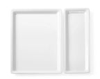 Plateau gastronorme avec bord étroit en mélamine GN 1/2 20 mm