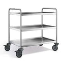 B.PRO Chariot de service SW 6 x 4-3, roulettes en plastique