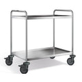B.PRO Chariot de service SW 9 x 6-2, roulettes en plastique