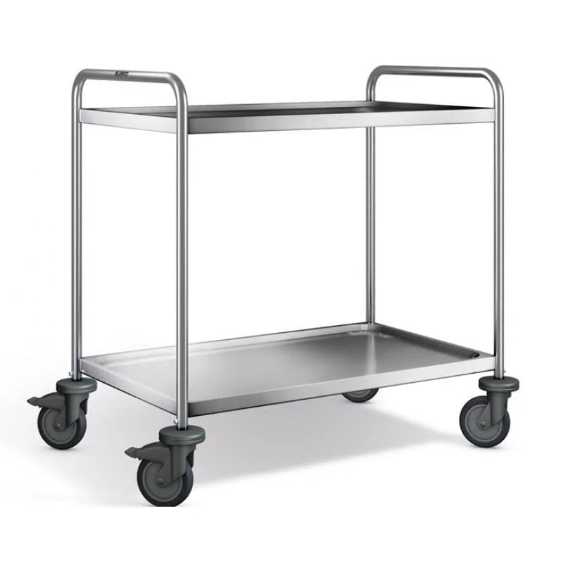B.PRO Chariot de service SW 9 x 6-2, roulettes en plastique