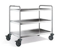 B.PRO Chariot de service SW 10 x 6-3, roulettes en plastique