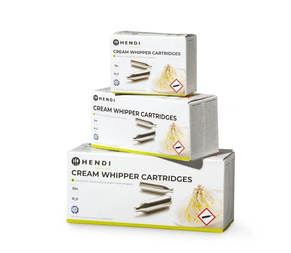 Cartouches de crème pour siphons à crème Profi et Kitchen Line 10 pcs