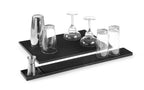 Tapis de bar en caoutchouc noir 455x305x10 mm