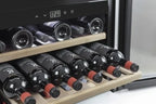 Réfrigérateur à vin encastrable CASO WineSafe 18 EB noir