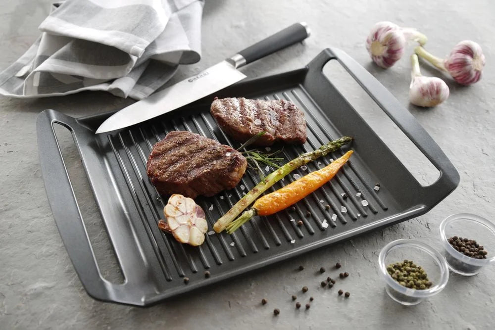 Plaque à griller compatible induction 290x260x35