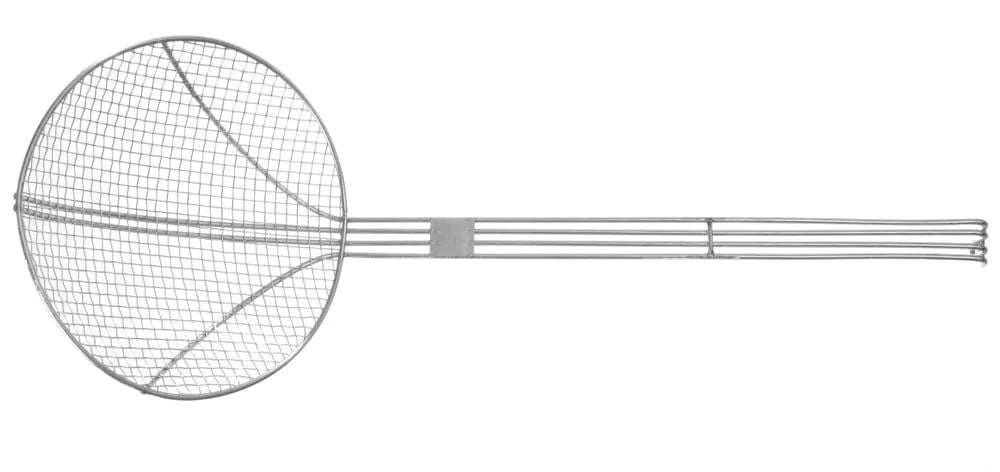 Écumoire à friture avec manche fil renforcé en acier inoxydable 180x470 mm