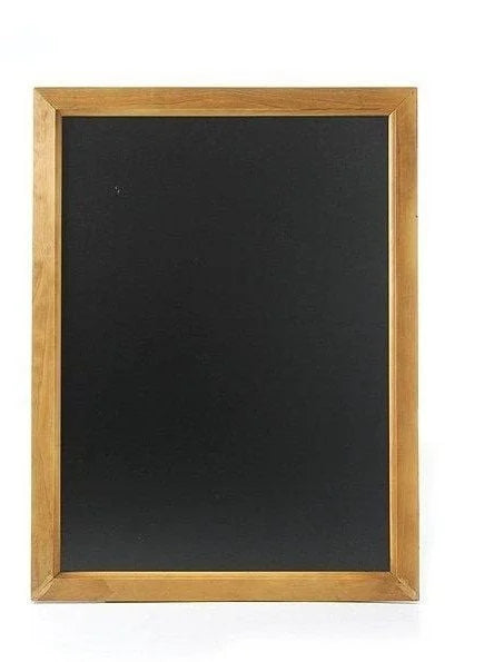 Tableau mural / ardoise avec cadre en bois, 400 x 600 mm