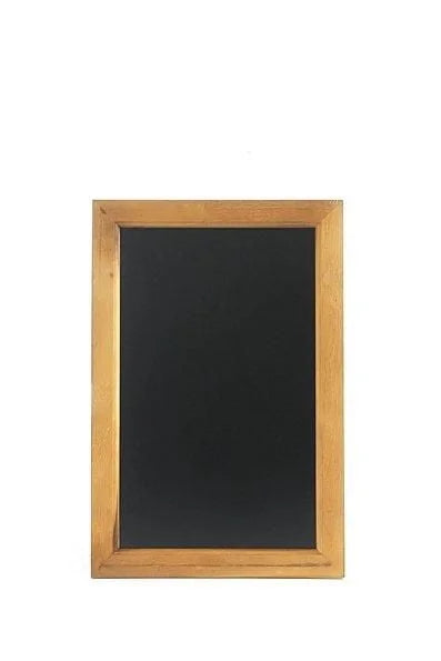 Tableau mural / ardoise avec cadre en bois, 400 x 600 mm