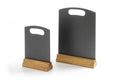 Ardoises de table, avec pied en bois, 150 x 230 mm