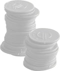 Jetons de consigne blancs