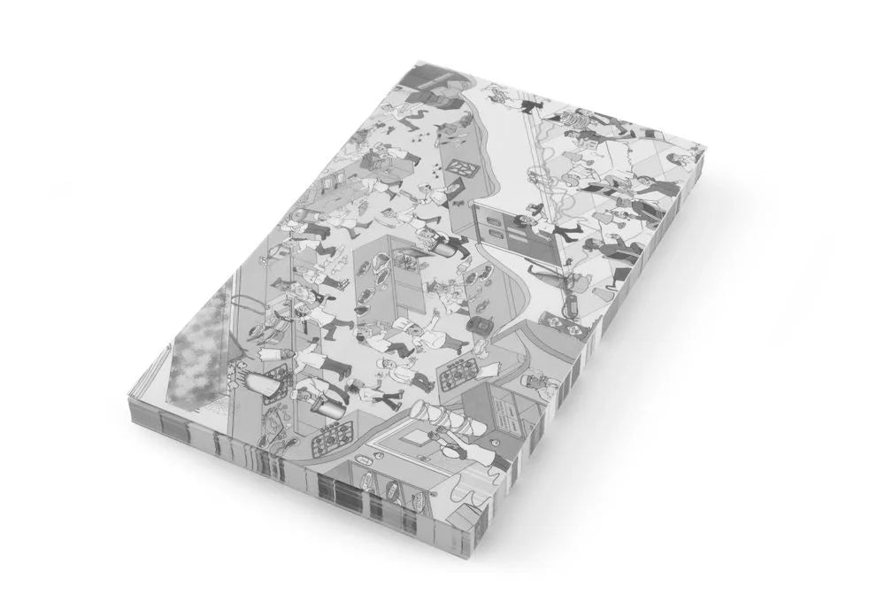 Papier d’emballage résistant à la graisse 306x305 motif à carreaux