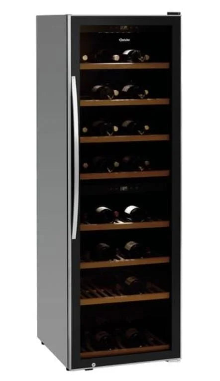 Armoire à vin Bartscher 2 zones, 180 bouteilles