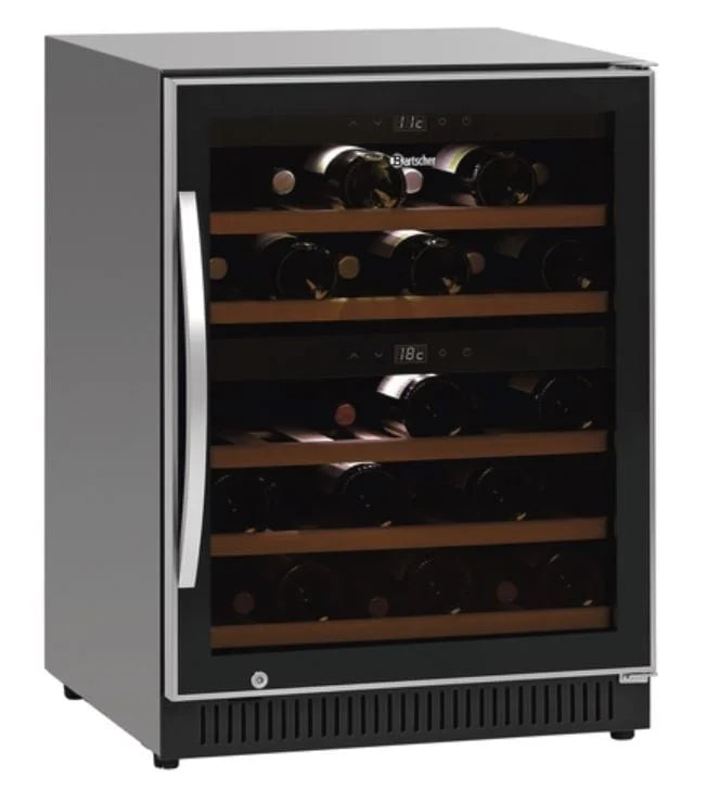 Armoire à vin Bartscher 2 zones, 40 bouteilles