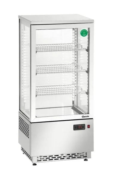 Bartscher Mini-vitrine réfrigérée 78L, inox