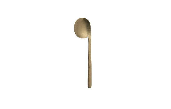 COMAS Série Kodai Vintage Gold Cuillère à café latérale