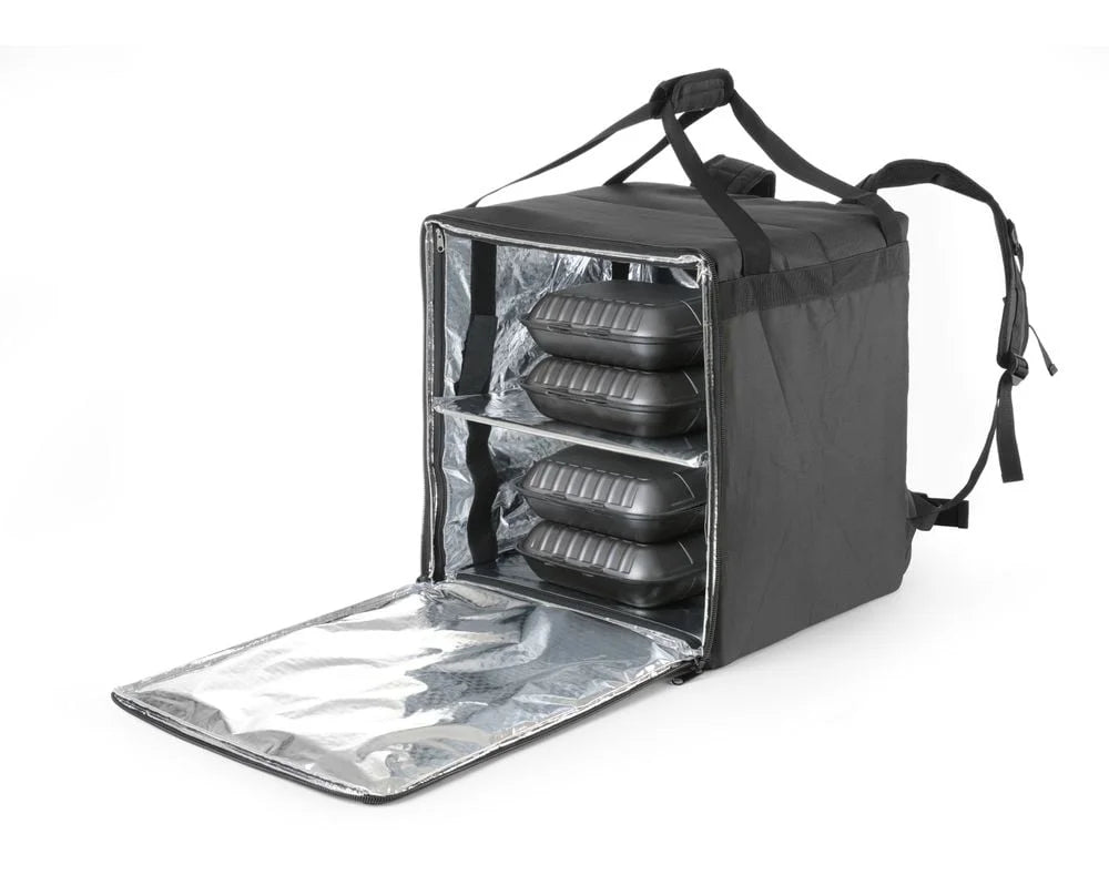 Sac à dos isotherme de transport Hendi, 75,2 L, Noir, 410 x 410 x (H) 480 mm