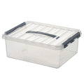 Bac transparent avec couvercle 600x400 mm - 340 mm