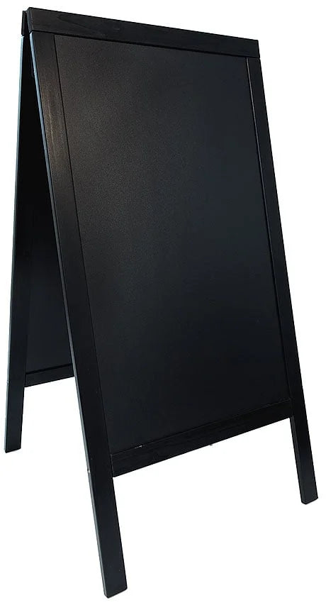 Chevalet double 120 cm, noir, surface : 58 cm x 88 cm