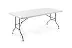 Table de buffet 1830x740x760 mm, polyéthylène HDPE, pliante
