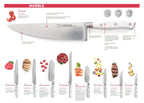 COMAS MARBLE Couteau Santoku 180 mm