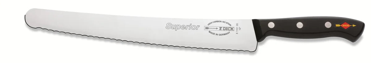 F. DICK Superior couteau universel, lame crantée 26 cm
