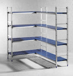 Étagère en aluminium - 1280x405x(H)1685mm
