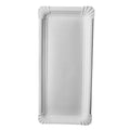 Papstar 250 assiettes, carton pure rectangulaire 11 cm x 24 cm blanc