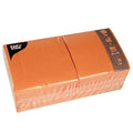 Papstar 250 serviettes, 3 plis, pliage 1/4 33 cm x 33 cm nectarine