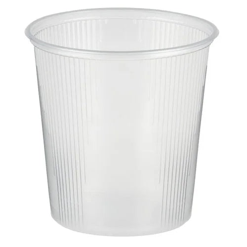Papstar 100 gobelets d’emballage, PP rond 500 ml Ø 10,1 cm x H : 10,3 cm transparent