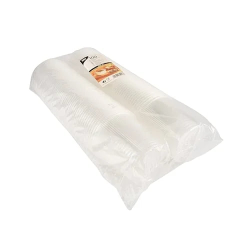 Papstar 100 gobelets d’emballage, PP rond 500 ml Ø 10,1 cm x H : 10,3 cm transparent