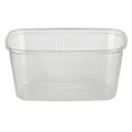 Papstar 100 gobelets d’emballage, PP carré 250 ml 4,9 cm x 8,1 cm x 10,8 cm transparent