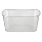Papstar 100 gobelets d’emballage, PP carré 250 ml 4,9 cm x 8,1 cm x 10,8 cm transparent