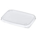 Papstar Couvercle pour gobelets d’emballage, PP carré, 0,6 cm x 8,1 cm x 10,8 cm