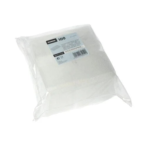 Papstar Couvercle pour gobelets d’emballage, PP carré, 0,6 cm x 8,1 cm x 10,8 cm