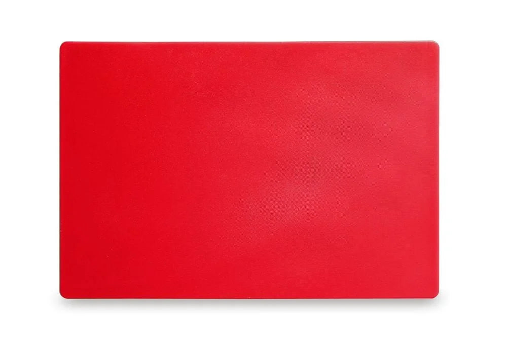 Planche à découper 45 x 30 x 1,3 cm - HDPE rouge