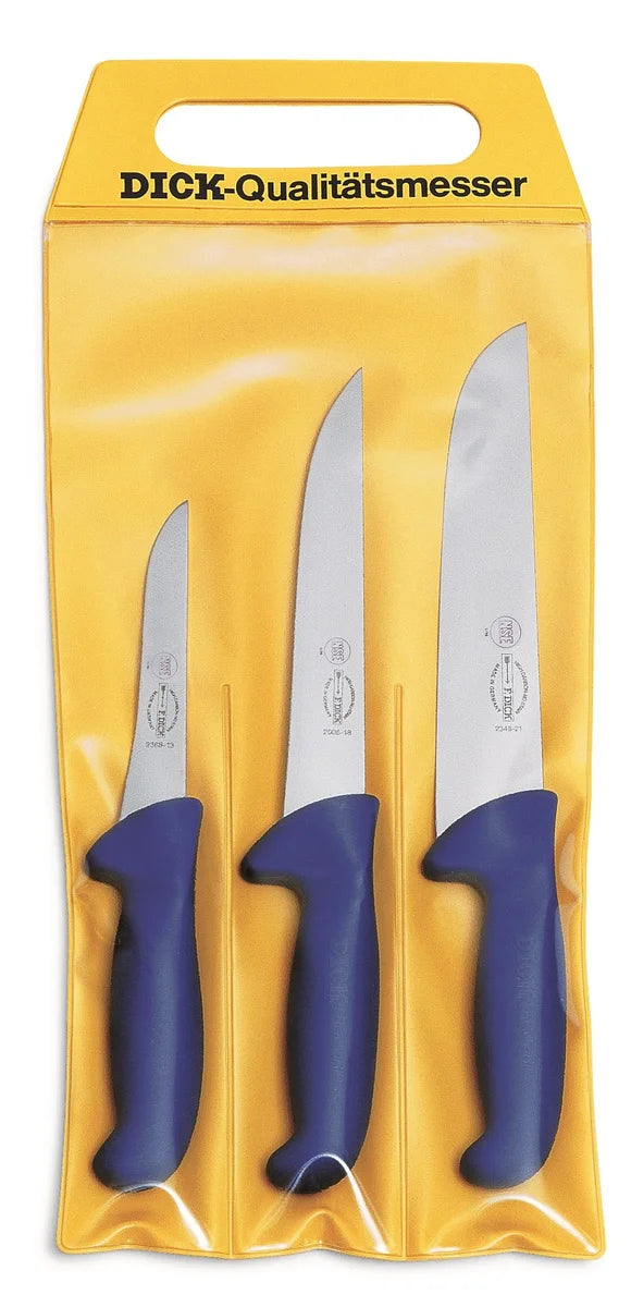 F. DICK ErgoGrip Set de couteaux 3 pièces