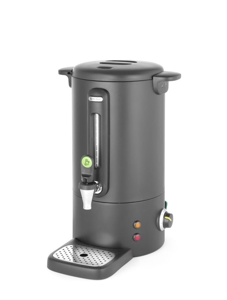Distributeur à boissons chaudes noir mat - Design by Bronwasser, HENDI, 9L, Noir, 220-240V/950W, 309x333x(H)450mm