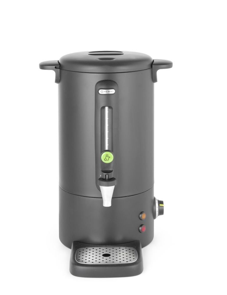Distributeur à boissons chaudes noir mat - Design by Bronwasser, HENDI, 9L, Noir, 220-240V/950W, 309x333x(H)450mm
