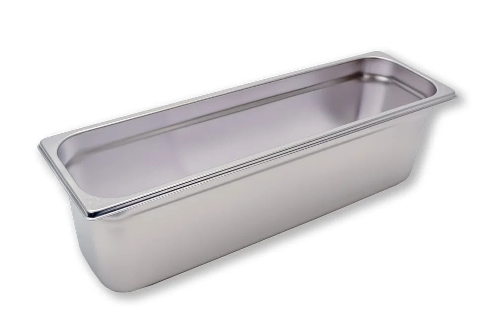 Bac GN en inox Rieber GN 2/4 - 150 mm, contenu : 8,4 litres, Mod. 24 150 - Réservé Cycle8 - Article en fin de série (DC)