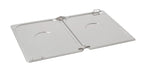 Couvercle GN 1/1 en acier inoxydable Rieber avec charnière standard