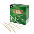 Papstar Pure Bâtonnets mélangeurs ; S ; bois - 1000 pcs