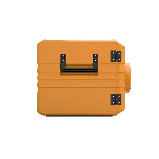 Thermobox Rieber 52 litres à chargement frontal avec chauffage à air pulsé numérique, orange