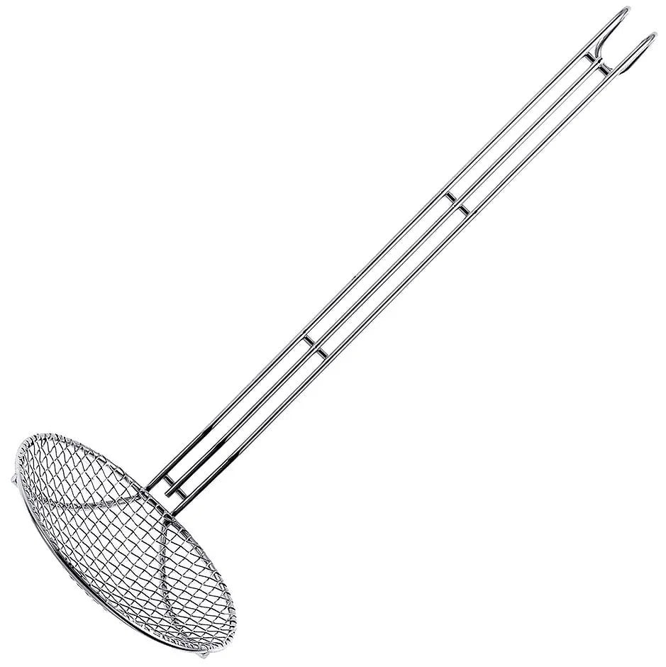 Cuillère de cuisson/friture, haute brillance, longueur de manche 27 cm, diamètre 12 cm