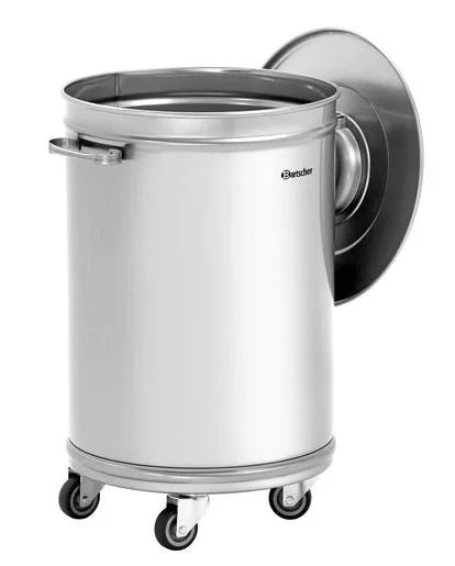 Bartscher Poubelle 56 litres sur 4 roulettes pivotantes