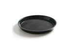 Plateau de service Polyform rond, noir