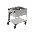 Rieber chariot bain-marie 2x GN 1/1