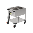 Rieber chariot bain-marie 2x GN 1/1