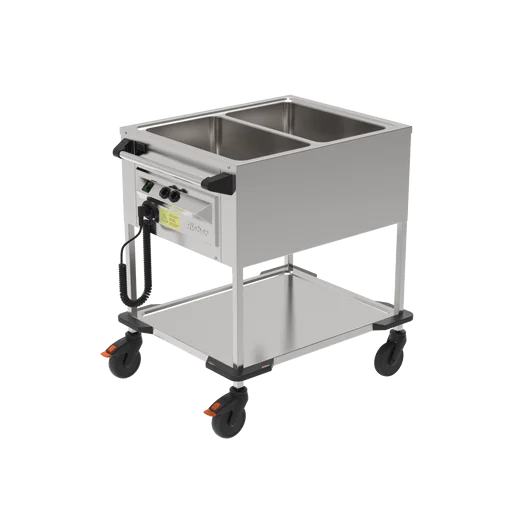 Rieber chariot bain-marie 2x GN 1/1